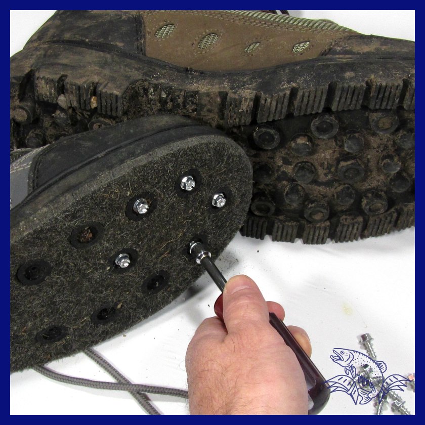 Installing Studs in Wading Boots Guide
