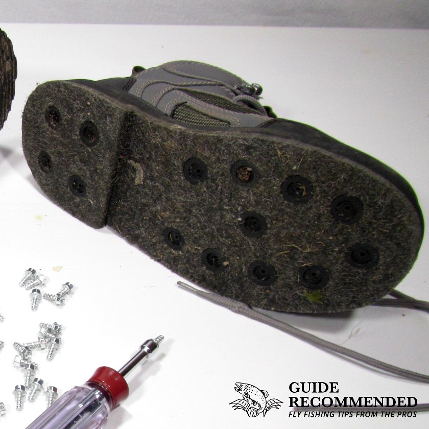 Installing Studs in Wading Boots Guide